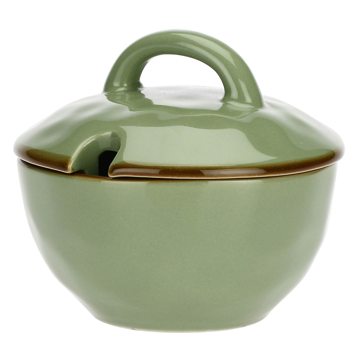 ROSE & TULIPANI Concerto Zuccheriera 250ml Verde Oliva Stoneware