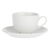Set 6 tazze tè Momenti La Porcellana Bianca in porcellana 220ml