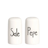 SIMPLE DAY Set Sale e Pepe 4,5x8cm Gres Bianco