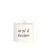 SIMPLE DAY Sugar bowl A little sugar 8x9cm White stoneware