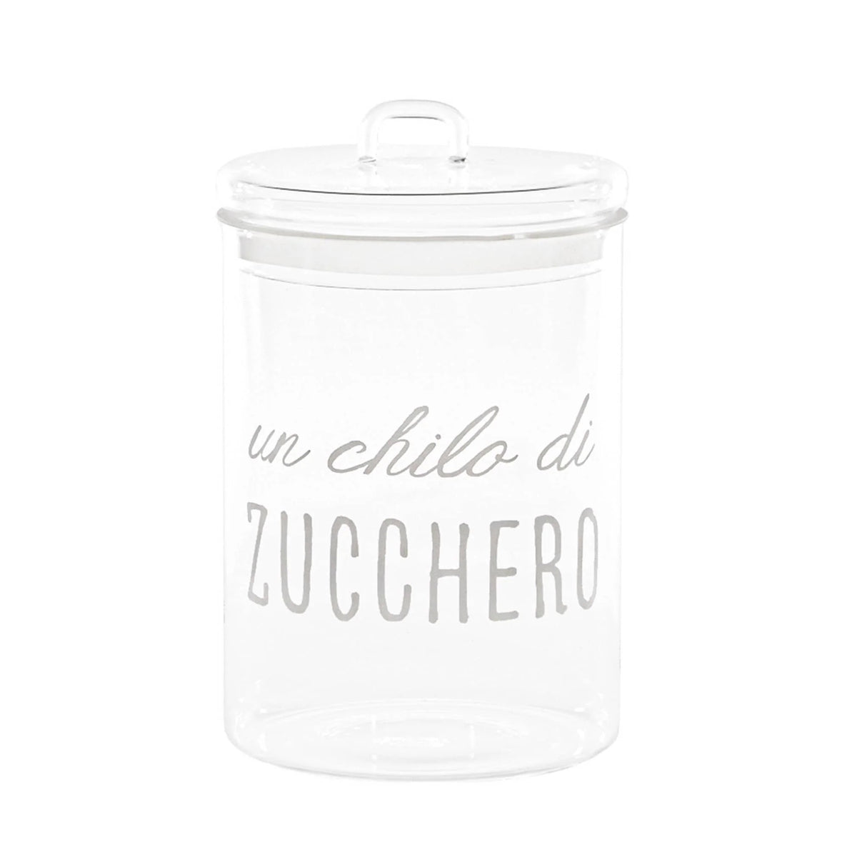 SIMPLE DAY Baratto Contenitore Zucchero Un Chilo di Zucchero 20x12cm Vetro