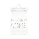 SIMPLE DAY Baratto Contenitore Zucchero Un Chilo di Zucchero 20x12cm Vetro