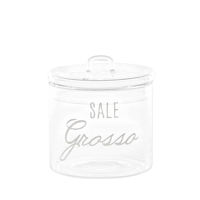 SIMPLE DAY Baratto Contenitore Sale Grosso 12x13cm Vetro
