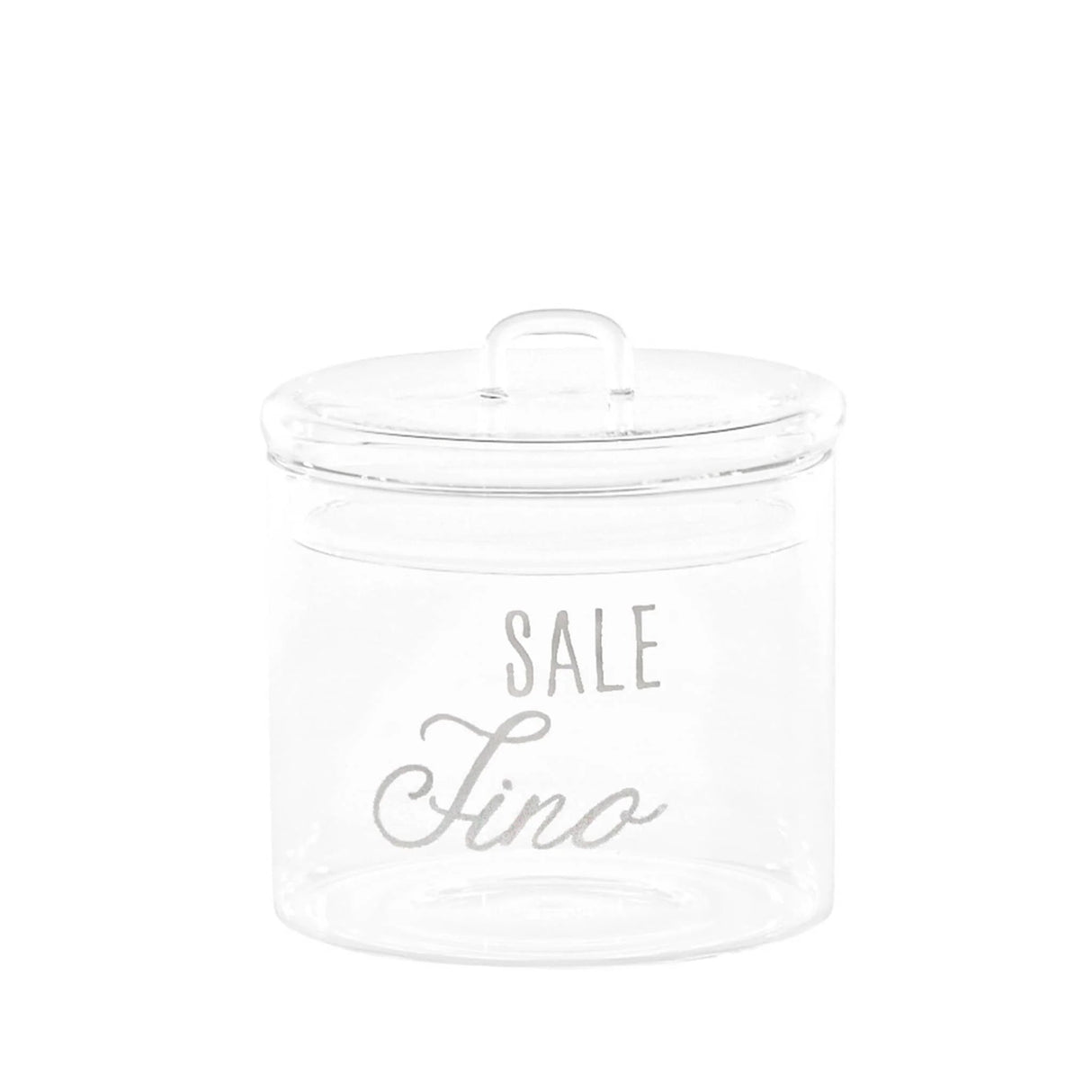 SIMPLE DAY Baratto Contenitore Sale Fino 12x13cm Vetro