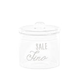SIMPLE DAY Baratto Contenitore Sale Fino 12x13cm Vetro