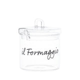 SIMPLE DAY Contenitore Formaggiera 9x11cm Vetro