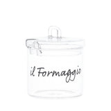 SIMPLE DAY Contenitore Formaggiera 9x11cm Vetro