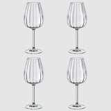 VILLEROY & BOCH Rose Garden Bicchiere Calice Vino Rosso Set 4 Pezzi 200ml Cristallo Ottico