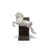 LLADRO' Figurina Cavallo in Pirouette 34x30cm Porcellana