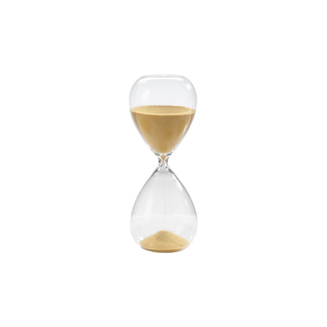 MASCAGNI CASA Clessidra 5 Minuti 12cm Vetro Sabbia Oro