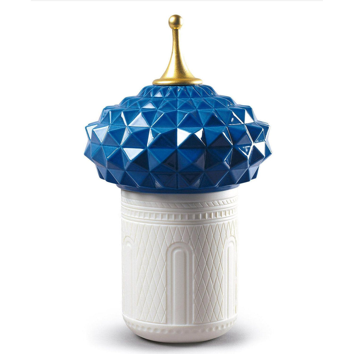 LLADRO' Candela Torre del Sud 1001 Lights Profumo Unbreakable Spirit 22x13cm Porcellana