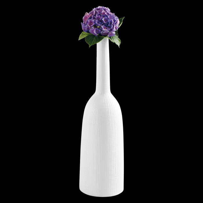 MASCAGNI CASA Vaso Bottiglia 13X46cm Ceramica Bianco 20DO1588