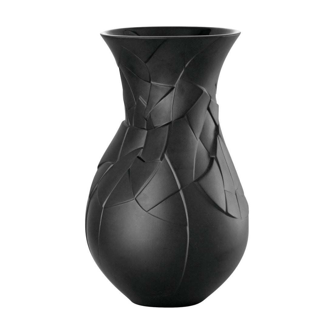 ROSENTHAL Vase of Phases Vaso Nero 30cm Porcellana