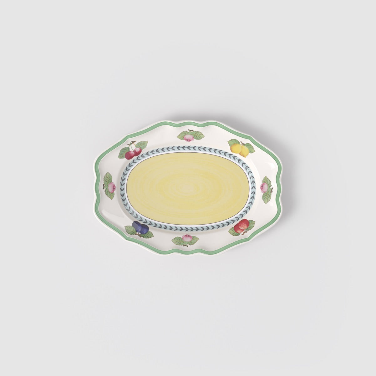 VILLEROY & BOCH French Garden Fleurence Piatto Vassoio Ovale da Portata 37cm Porcellana