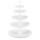 KOZIOL Etagere Alzata 5 Ripiani Impilabile Babell Big 53cm Bianco Organic