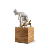 LLADRO' Scultura Hermes 47x23cm Porcellana