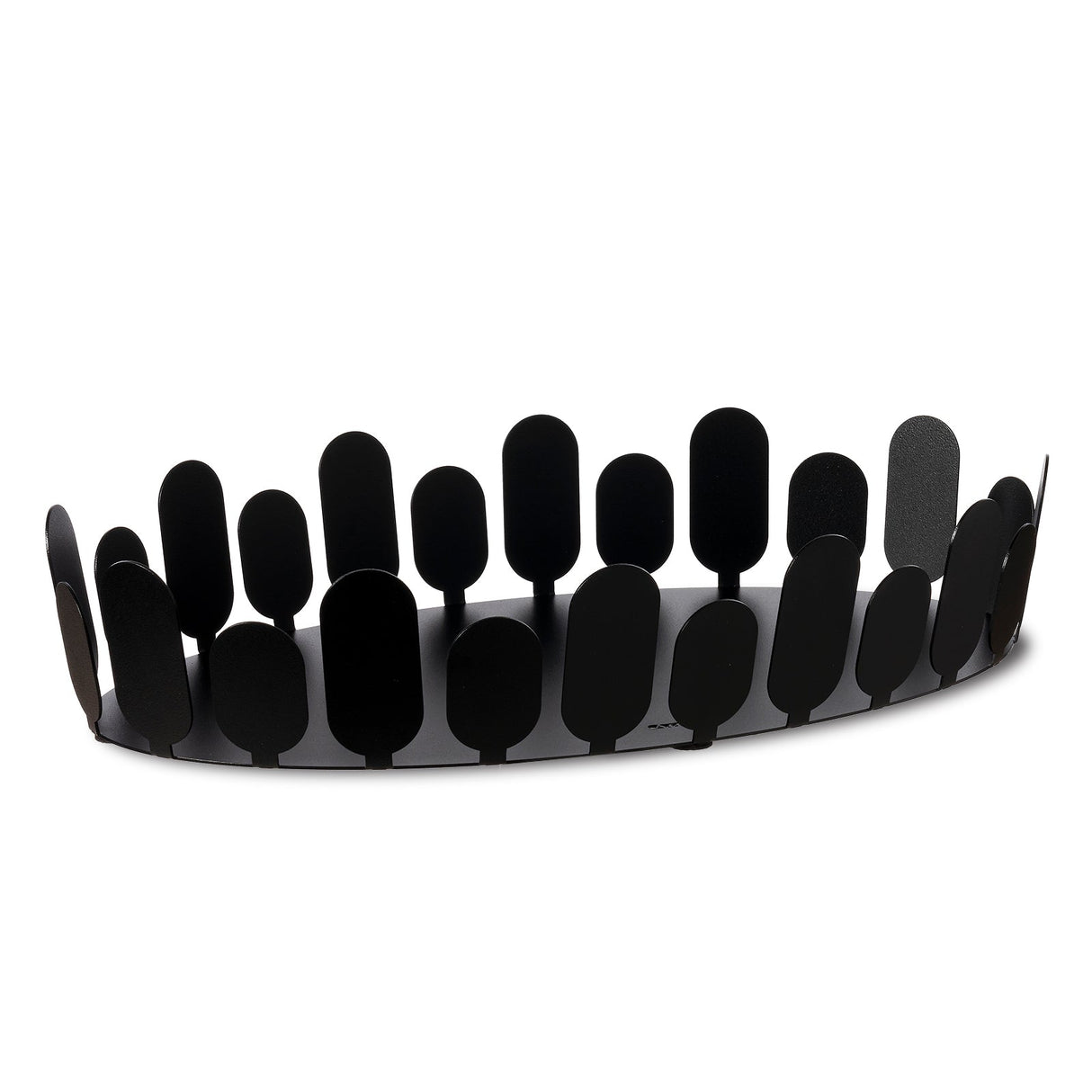 ARTI & MESTIERI Centrotavola Ovale Park Nero 8x45cm