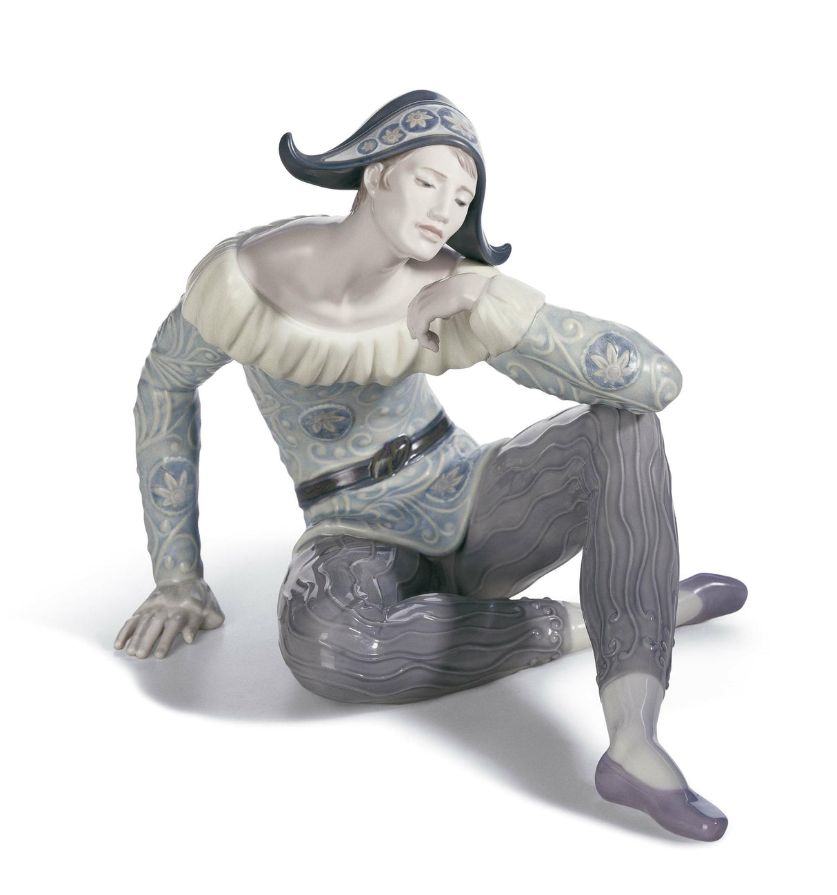 LLADRO' Nostalgia Man Figure Statue 26x33cm Porcelain