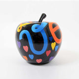 DRIMMER Love Mela Decorativa Nera 38cm Poliresina