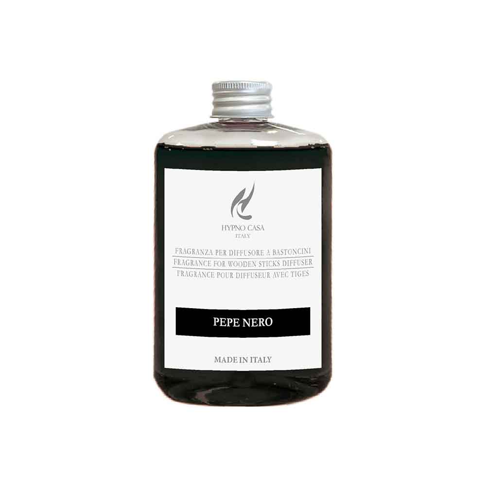 HYPNO CASA Ricarica Refill per Diffusore Profumatore 500ml Pepe Nero