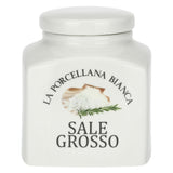 LA PORCELANA BIANCA - Conserve Jar Container Coarse Salt 1.1L