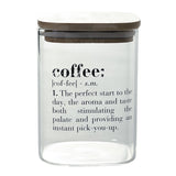 VILLA D'ESTE HOME TIVOLI Victionary Coffee Container Jar 1L Glass with Bamboo Lid