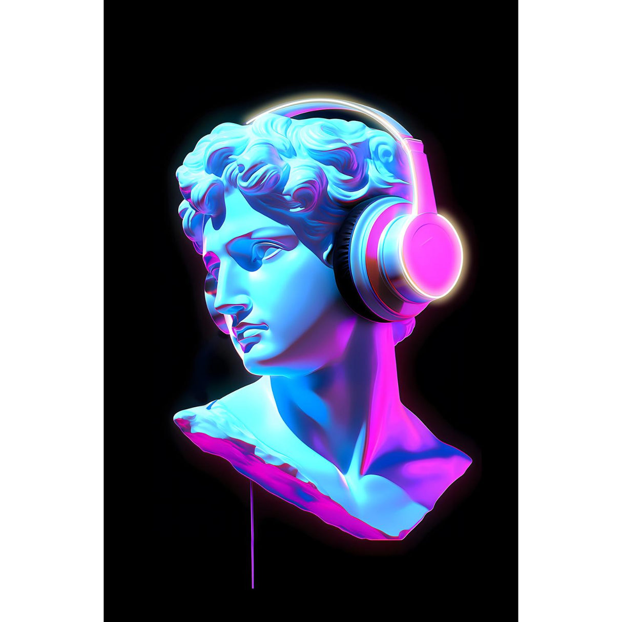 PALAIS ROYAL Quadro Stampa su Tela con LED David Cuffie 80x120cm