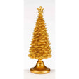 Albero di Natale con stella Lamart in resina color oro 42 cm