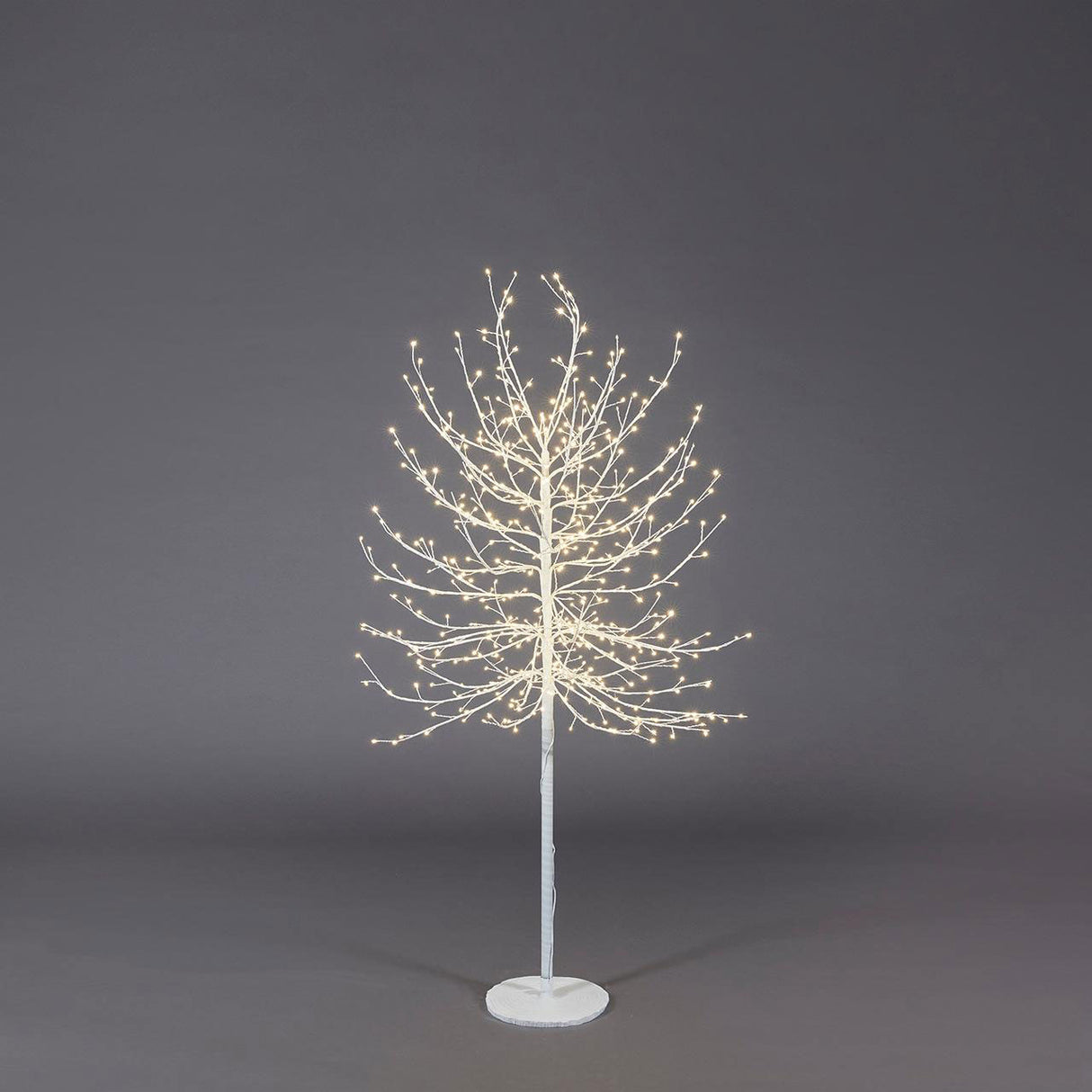 EDG Enzo De Gasperi Beech Luminous Christmas Tree with 580 White LEDs 150cm Iron