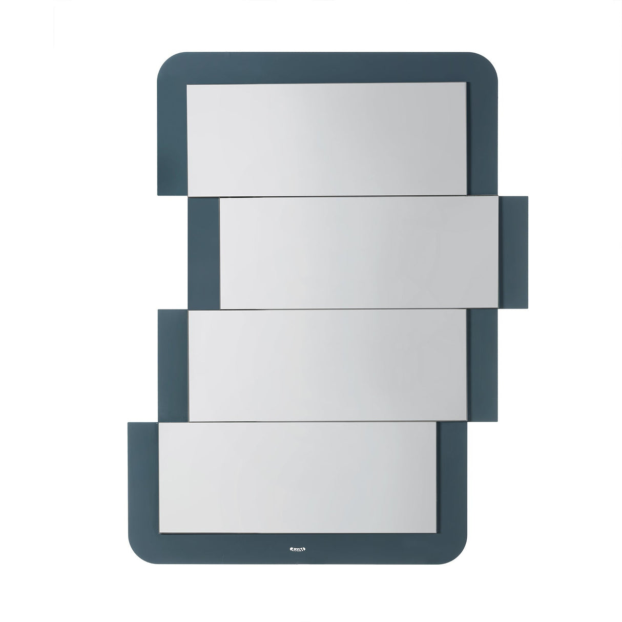 ARTI & MESTIERI Specchio Particolare Pixel Petrolio 82x63cm