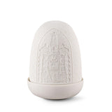 LLADRO' Lampada da Tavolo Lord Balaji Dome 15x11cm Porcellana