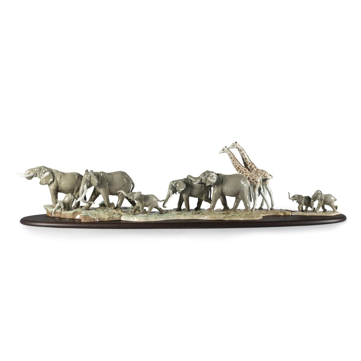 LLADRO' Savana Africana 29x120cm Porcellana