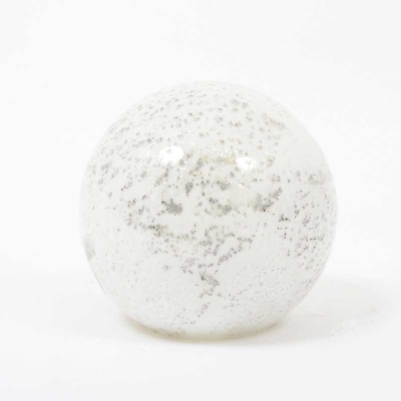 DRIMMER Volcanique Lampada da Tavolo 20cm Bianco Vetro