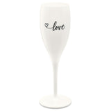 KOZIOL Calice Spumante Champagne 100ml Cheers No. 1 Love 2.0 Bianco