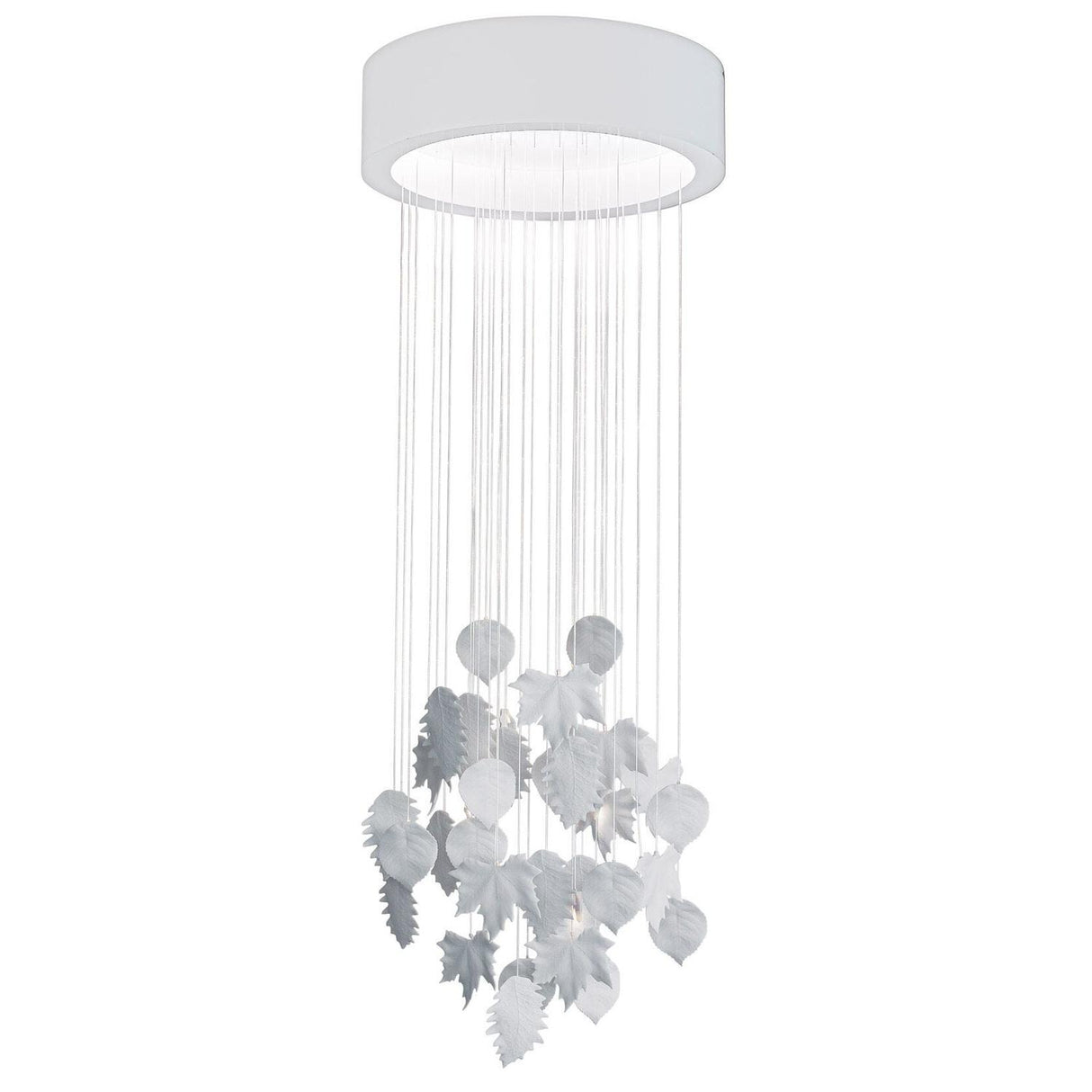 LLADRO' Chandelier Magic Forest 060 M 155x60cm Porcellana
