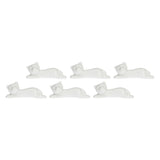 LA PORCELLANA BIANCA Fattoria Poggia Posate Gatto Set 6 Pezzi 7,5cm Bianco