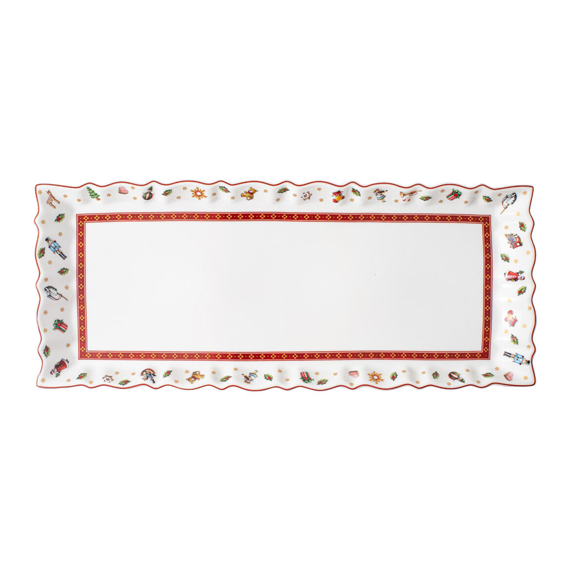 VILLEROY &amp; BOCH Toy's Delight Cake Tray 39cm Christmas Christmas Table Porcelain