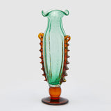 EDG Enzo De Gasperi Vaso Corinto 50cm Verde Vetro