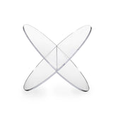 iPLEX Vynil Plexiglass Magazine Rack Made in Italy 33x45x31cm Transparent