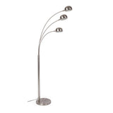 BIZZOTTO Piantana Atmosphere Lampada da Terra Argento 180cm