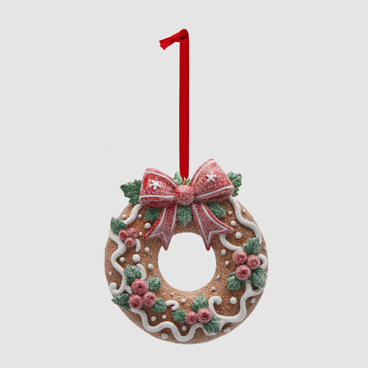 EDG Enzo De Gasperi Addobbo Decorazione Natalizia Decomix Corona Ghirlanda 11x11cm