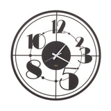 ARTI & MESTIERI Orologio da Parete Teo Nero