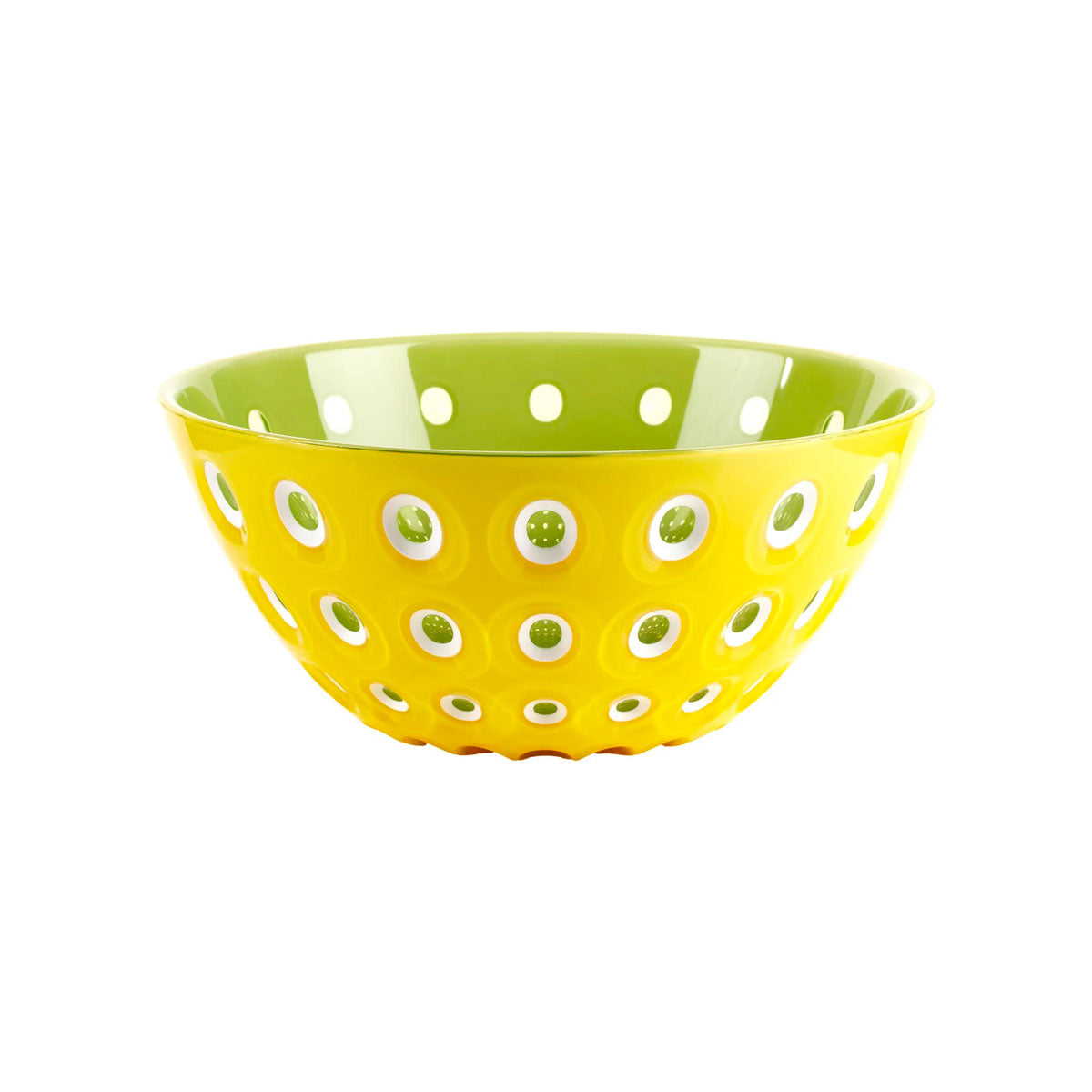 GUZZINI Le Murrine Ciotola Insalatiera 25cm Giallo Verde Plastica