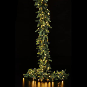 Festone pino Luxury EDG in PE e PVC 270 cm con 170 LED luminosi