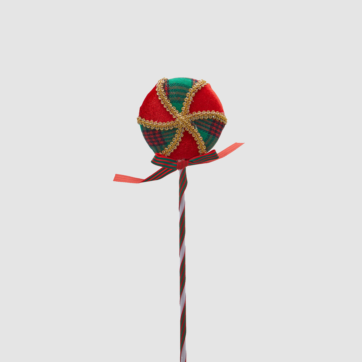 EDG Enzo De Gasperi Decorazione Natalizia Lollypop 33x8cm Tessuto