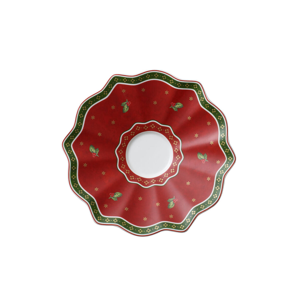 VILLEROY & BOCH Toy's Delight Piattino Tazza Caffelatte 19cm Tavola Natalizia