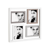 MASCAGNI CASA Cornice Multipla Portafoto 44x44cm 4x Foto 13x18cm Legno
