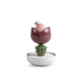 LLADRO' Diffusore di Profumo Fiore Immaginario III Gardens Of Valencia 17x11cm Porcellana
