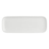 LA PORCELLANA BIANCA Essenziale New Age Piatto Vassoio Rettangolare 30x11cm Bianco Porcellana