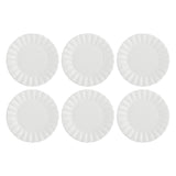 LA PORCELLANA BIANCA Ducale Piatto Frutta Set 6 Pezzi 20cm Bianco